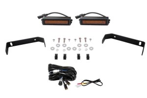 Ford Ranger LED Light Bar Kit - Front - Diode Dynamics - SS6 Stage Series - Amber - `19-`21